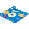 Спортивное полотенце быстросохнущее DRY TOWEL YINGFA A6817 70х140 см (Синий-желтый)