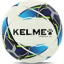Футбольный мяч KELME VORTEX 21.1 8101QU5003-9113-5 №5 PU (Белый-синий)