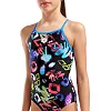 Купальник закрытый для девочек Arena GRAFFITI SWIMSUIT LIGHT DROP B черный, мультиколор