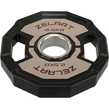 Млинці диски гумові 2 Handle металева втулка ZELART TA-4792-2_5 51мм 2,5кг