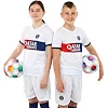 Футбольна форма дитяча із символікою клубу PSG гостьова 2024 SP-SPORT CO-6329 20-28