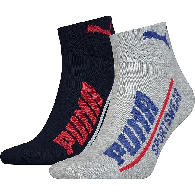 Шкарпетки PUMA MEN LOGO QUARTER 2P чоловічі