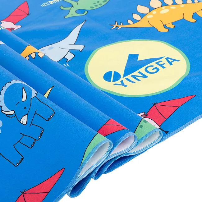 Спортивное полотенце
 быстросохнущее DRY TOWEL YINGFA A6817 70х140 см
см (Синий-желтый)