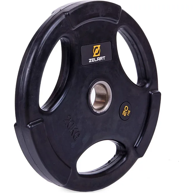 Блин для штанги обрезиненный
 ZELART
 TA-2673-20 51мм 20кг