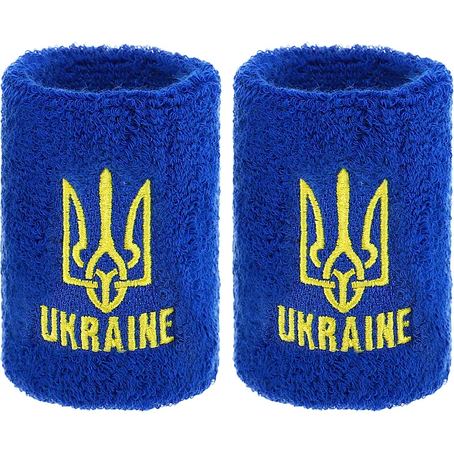 Спортивный напульсник
 впитывающий влагу UKRAINE BC-9282 1шт (Синий)