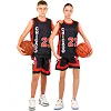 Детская баскетбольная форма
 NBA клуб Chicago Bulls 23 BA-6608 (Черный-красный)