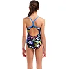 Купальник закрытый для девочек Arena GRAFFITI SWIMSUIT LIGHT DROP B черный, мультиколор