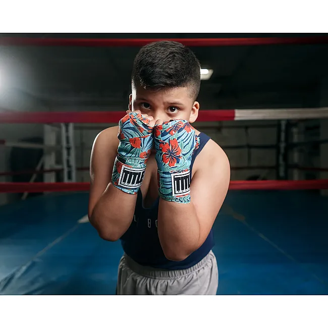 Бинты для бокса TITLE Boxing Print 450см Hawaiian Print