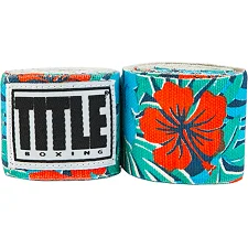 Бинты для бокса TITLE Boxing Print 450см Hawaiian Print