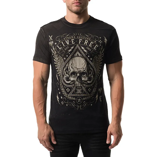 Футболка мужская XTREME COUTURE Deuces Wild Tee Sand Pigment