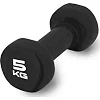 Гантель виниловый POWERPLAY 4125 Achilles 5кг. Черная (1шт)