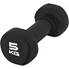 Гантель виниловый POWERPLAY 4125 Achilles 5кг. Черная (1шт)