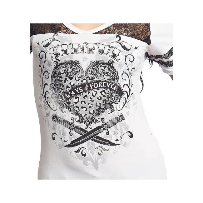 Женская футболка Sinful By AFFLICTION Ginger June Tee
