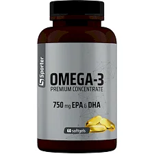 Омега 3 Prem.Concentrate 750 mg EPA&DHA - 60 гелевих капсул