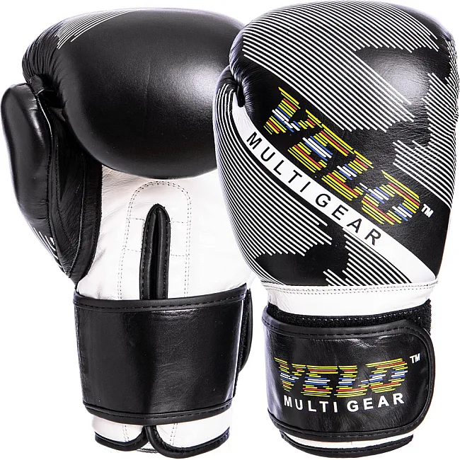Боксерские перчатки кожаные VELO VL-2229