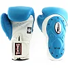 Перчатки для бокса TWINS Velcro Extra Design BGVL6-MK White Lightblue