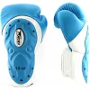 Перчатки для бокса TWINS Velcro Extra Design BGVL6-MK White Lightblue