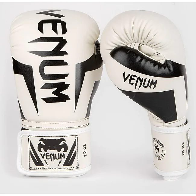 Перчатки для бокса VENUM Elite - White/Black