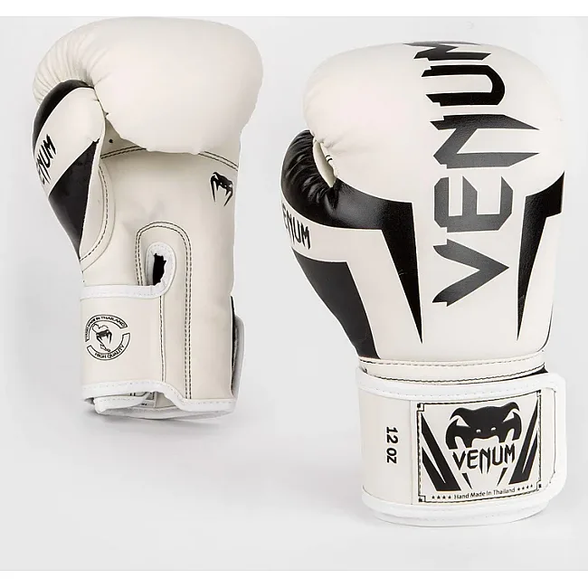 Перчатки для бокса VENUM Elite - White/Black