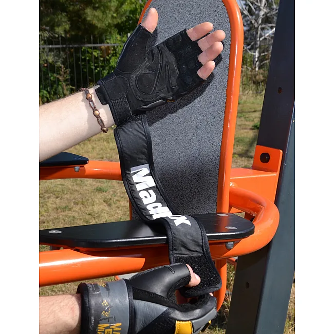 Перчатки для фитнеса MADMAX MFG-880 Signature Black/Grey/Yellow