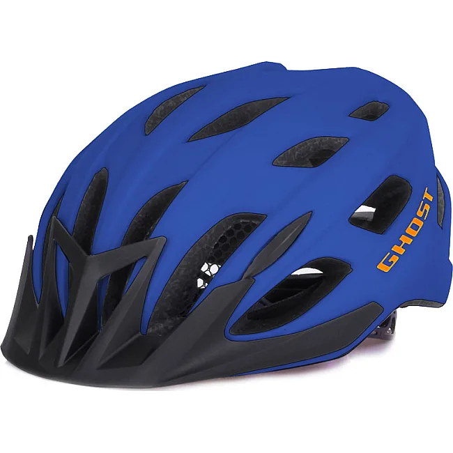 Шлем для велосипеда GHOST Classic re-blu/mo-orng - 53-58см