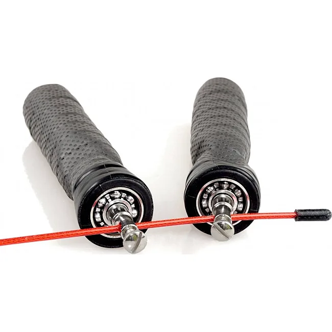 Швидкісна скакалка 7SPORTS Cross Rope 3м. на підшипниках SK-1 7S чорно-червона