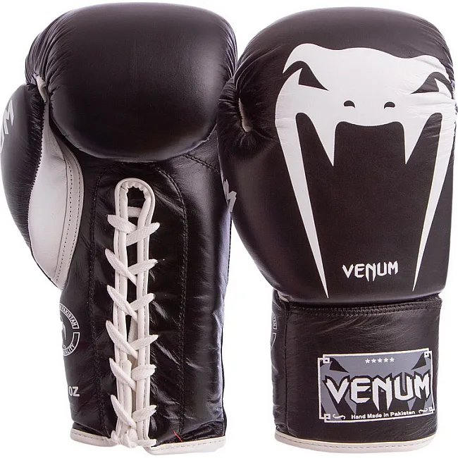 Перчатки для бокса

 на шнуровке кожаные VENUM
 GIANT VL-5786 (Красный)