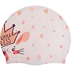 Шапочка для басейну силіконова юніорська MADWAVE Junior LITTLE BUNNY M057913 (Білий)