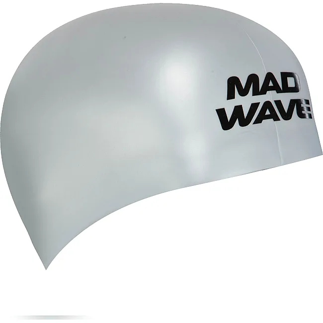 Шапочка для бассейна
 силиконовая для взрослых MADWAVE

 D-CAP FINA Approved M053701 (Черный)