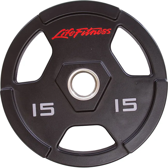 Блин для штанги полиуретановый
 LIFE FITNESS SC-80154-15 51мм 15кг