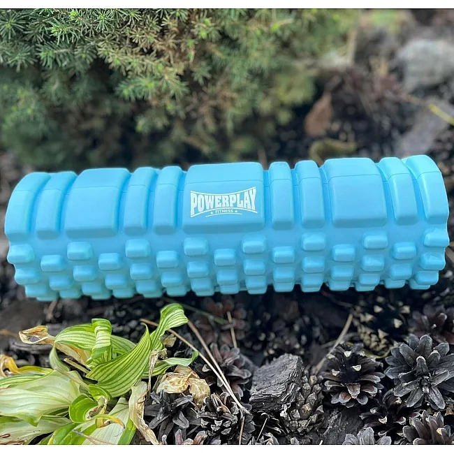 Массажный ролик (роллер) PowerPlay 4342 Massage Roller Синий (30x10см.)