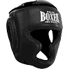 Тренировочный шлем для бокса кожа BOXER NEW 2033-N (Черный)