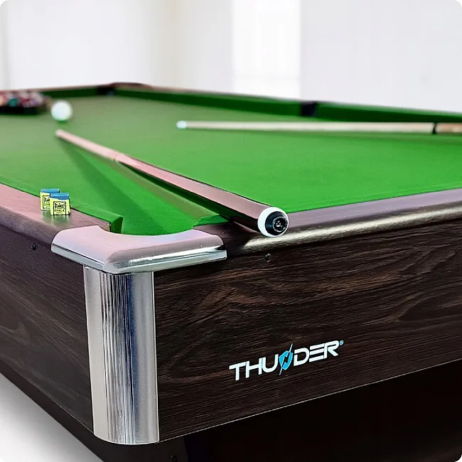 Більярдний стіл THUNDER BOLD-BROWN 8FT, 244 х 132 х 81 см