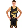 Детская баскетбольная форма
 NBA клуб San Francisco 30 BA-6595 (Черный-желтый)