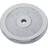 Блины диски хромированные ZELART TA-7786-20 31мм 20кг хром