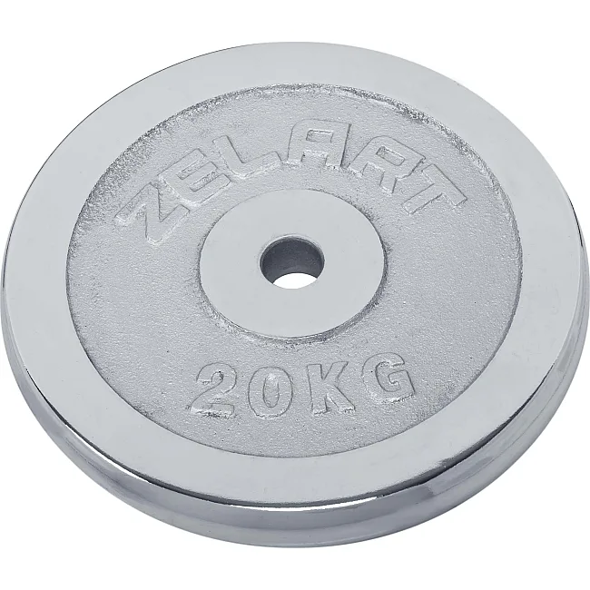 Блины диски хромированные ZELART
 TA-7786-20 31мм 20кг хром