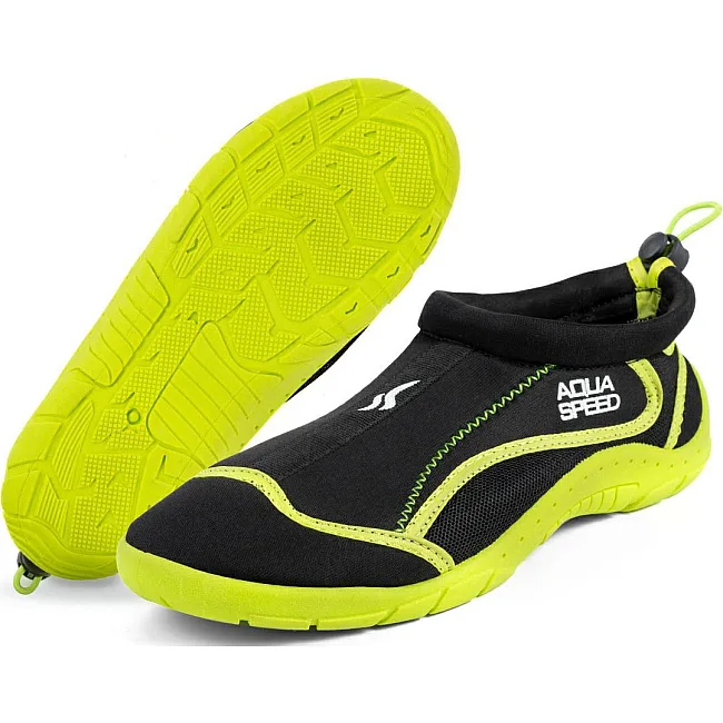 Аквашузи Aqua Speed AQUA SHOE MODEL 28A 9159 чорний, жовтий