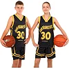 Детская баскетбольная форма
 NBA клуб San Francisco 30 BA-6595 (Черный-желтый)