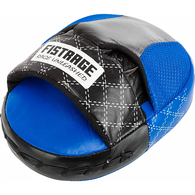 Лапа боксерская изогнутая тренировочная кожа FISTRAGE VL-4308 23x17x6см 2штуки (Красный)