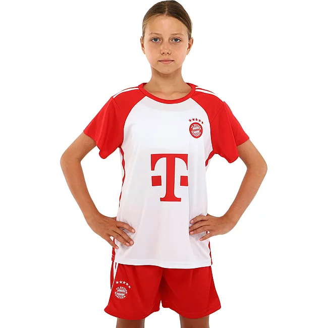 Футбольна форма дитяча із символікою клубу
 BAYERN MUNCHEN домашня 2024 SP-SPORT

 CO-7187 (Білий-червоний)