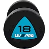 Гантели профессиональные
 с полиуретановым покрытием LiveUp LP8002-18 2шт по 18кг