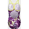 Купальник закрытый для девочек Arena SOAP BUBBLES SWIMSUIT LIGHT DR фиолетовый