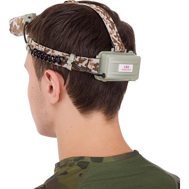 Налобный фонарик
 SP-SPORT
 SY-003M (Камуфляж Marpat)