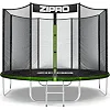 Батут Zipro Jump Pro с наружной сеткой 8 футов 252 см черно-зеленый