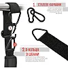 Петли подвесные (петли Береша) RDX F6 KARA Gym Workout Abs Straps Black/White