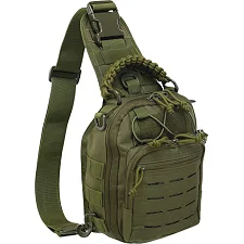 Сумка-слинг тактическая SILVER KNIGHT TY-8025 25x10x19см 5л (Оливковый)