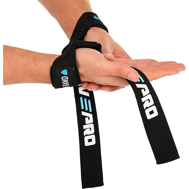 Лямки для тяги LIFTING STRAP LiveUp LP8092 2шт (Черный)