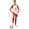 Футбольна форма дитяча із символікою клубу
 BAYERN MUNCHEN домашня 2024 SP-SPORT

 CO-7187 (Білий-червоний)