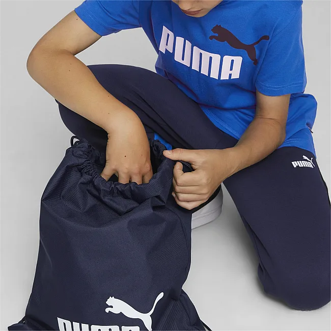 Рюкзак-мешок PUMA Phase Gym Sack 16L синий 37,5x43 см