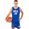 Детская баскетбольная форма
 NBA клуб Philadelphia 76ers 25 BA-0927 (Синий-белый)